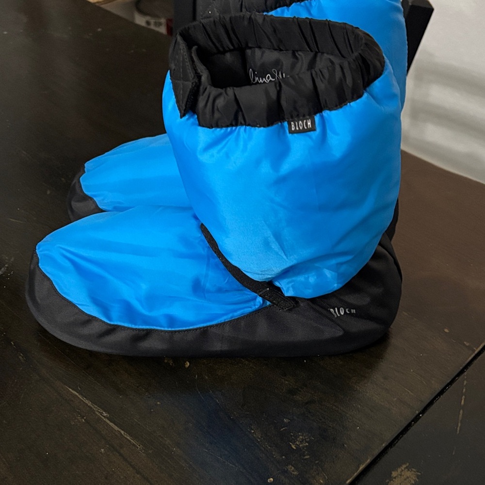 Bloch Vibrant Blue and Black Dance Booties
